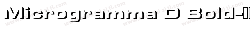 Microgramma D Bold字体转换